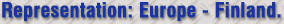 Representation: Europe - Finland.