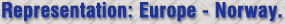 Representation: Europe - Norway.