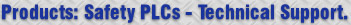 Products: Safety PLCs - Technical Support.