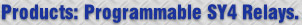 Products: Programmable SY4 Relays.